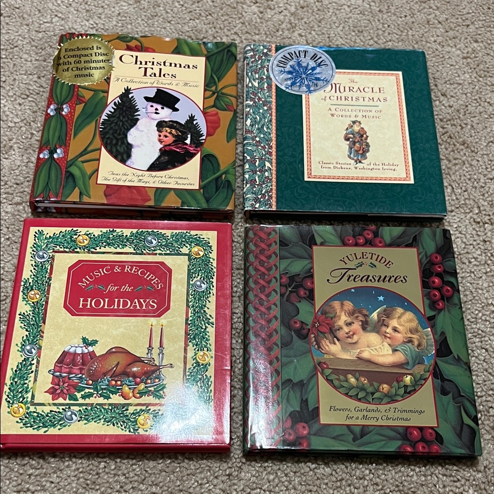 Set of 4 Christmas Books